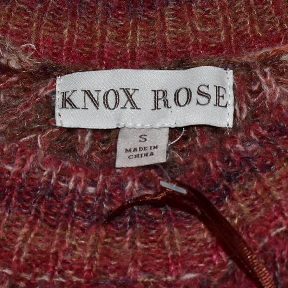 Knox Rose Long Sleeve Multicolored Soft Pullover Sweater Size S - Picture 5 of 14